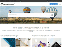 Tablet Screenshot of it.depositphotos.com