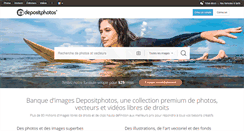 Desktop Screenshot of fr.depositphotos.com