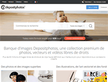 Tablet Screenshot of fr.depositphotos.com